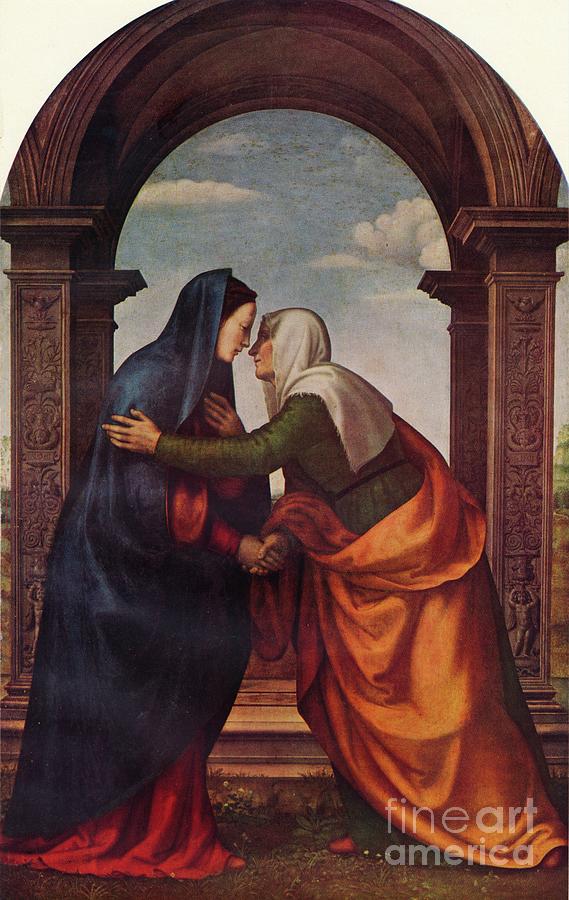 The Visitation, 1503, 1938. Artist Drawing by Print Collector