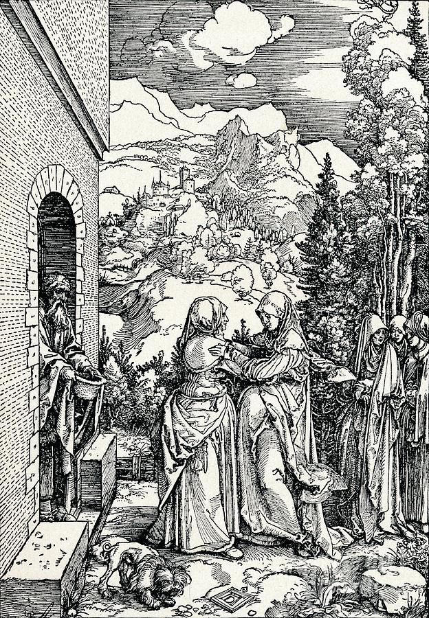 The Visitation, 1506 1906. Artist Drawing by Print Collector