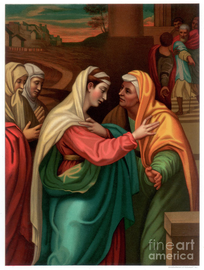 The Visitation, 15181519 1870. Artist by Print Collector
