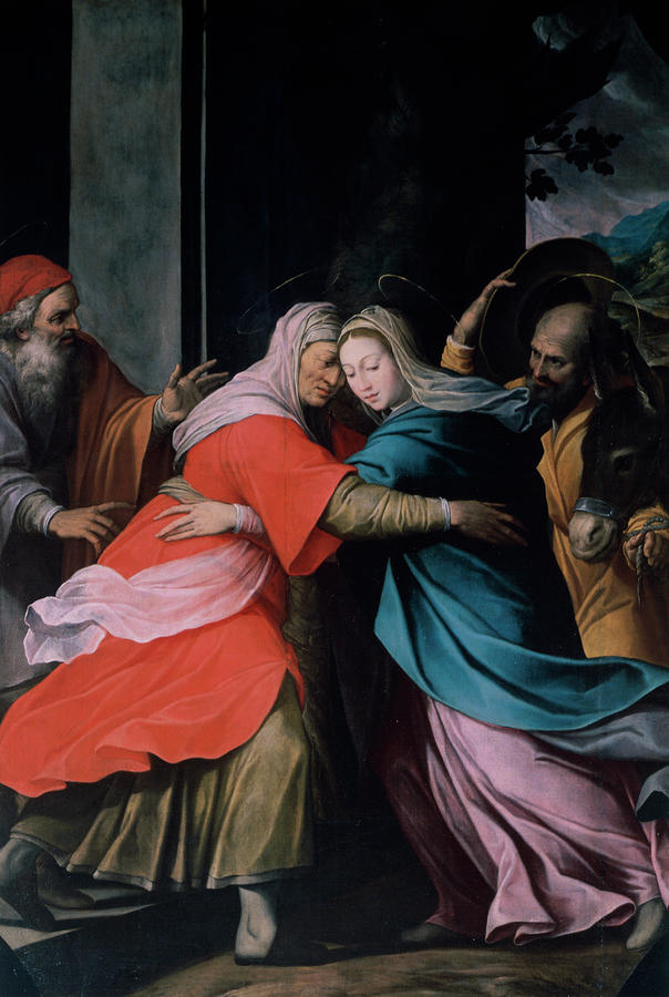 The Visitation By Procaccini Painting by Camillo Procaccini