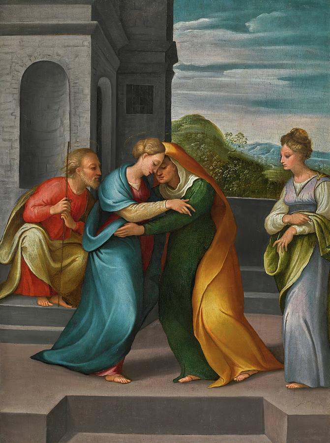 The Visitation Painting by Girolamo Marchesi - Fine Art America