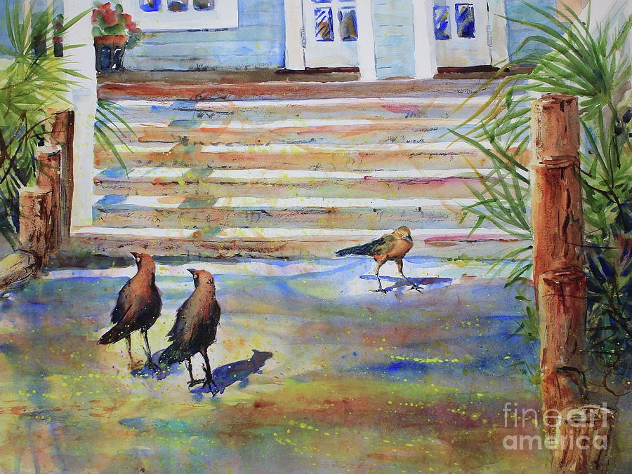 Bird Painting - The Visitors by Marsha Reeves