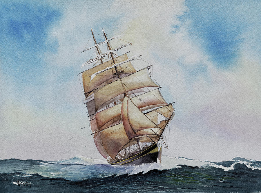 The Voyage Painting by Ian Merton