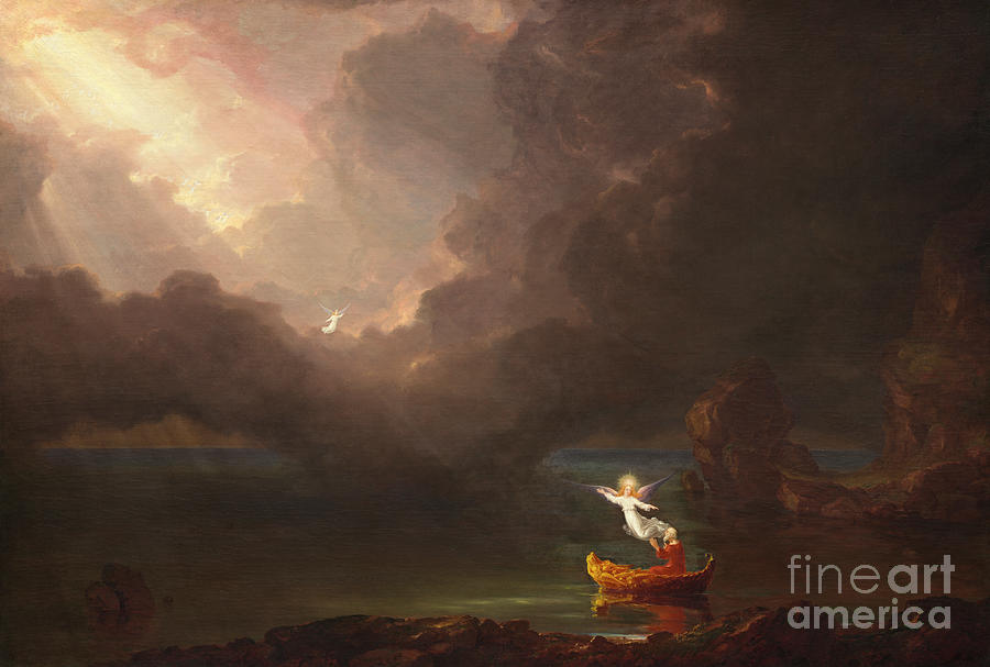 The Voyage of Life, Old Age, 1842 Painting by Thomas Cole