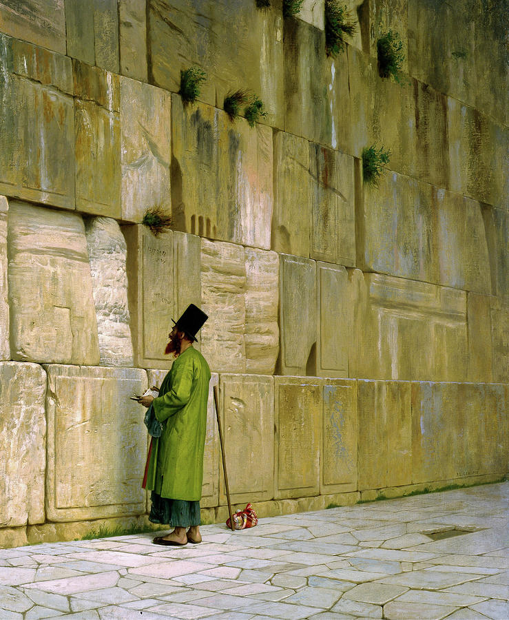 Jean Leon Gerome Painting - The Wailing Wall - Digital Remastered Edition by Jean-Leon Gerome