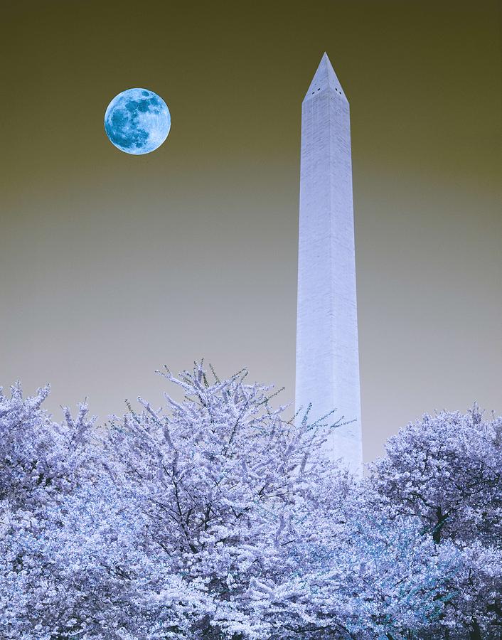 The Washington Monument In Washington, D.c. Original Image From Carol M. Highsmith V3 Painting