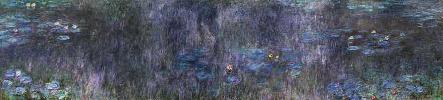 Claude Monet Painting - The Water Lilies ,Tree Reflections - Digital Remastered Edition by Claude Monet