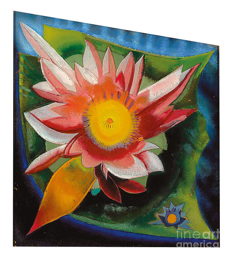 The Water Lily, C.1924 Painting by Joseph Stella