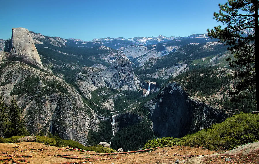 The Waterfalls From Glacier Point Photograph by David Toussaint