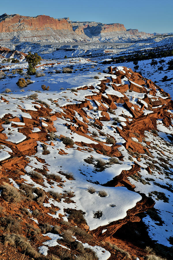 The Waterpocketfold of Capitol Reef Photograph by Ray Mathis