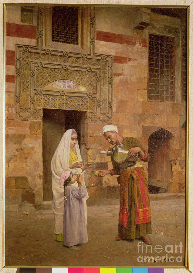The Waterseller, 1902 Painting by Franz Xavier Kosler Fine Art America