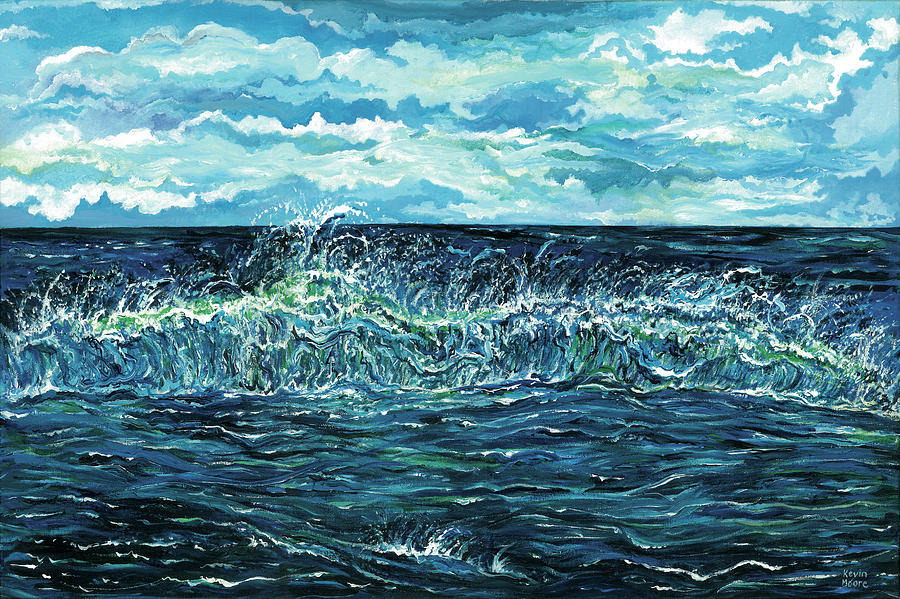 The Wave Painting by Kevin Derek Moore