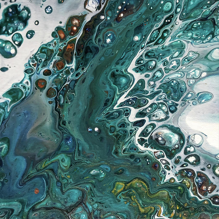 The Wave Painting by Teresa Wilson