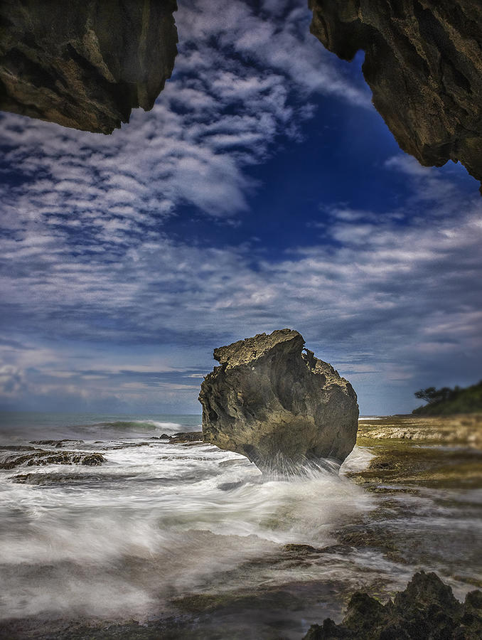 The Waves In Sawarna Banten Indonesia Photograph by Yuri Revalino