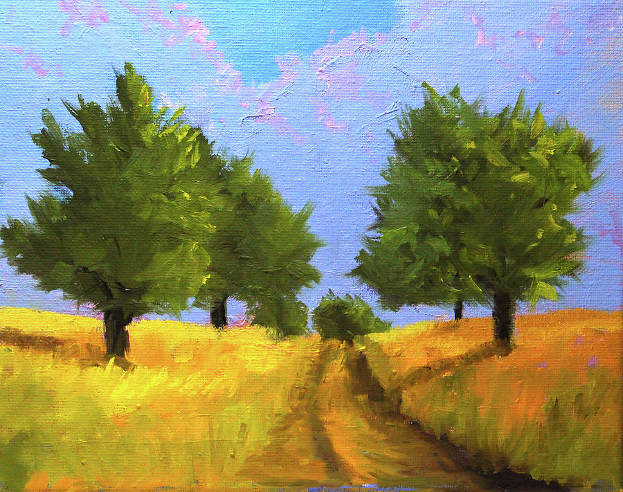 Summer Painting - The Way Home by Nancy Merkle