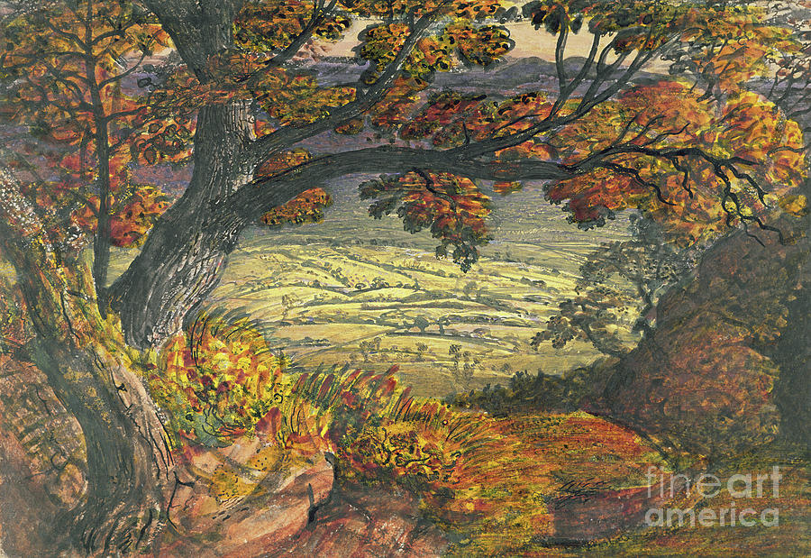 The Weald Of Kent, C.1827-28 Painting by Samuel Palmer