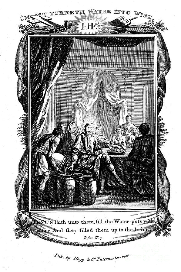 The Wedding At Cana, 1804 Drawing by Print Collector