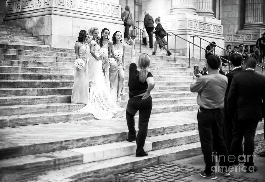 The Wedding Shoot New York City Photograph by John Rizzuto