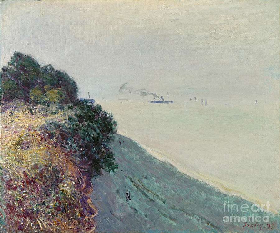 Horizontal Drawing - The Welsh Coast. Artist Sisley, Alfred by Heritage Images