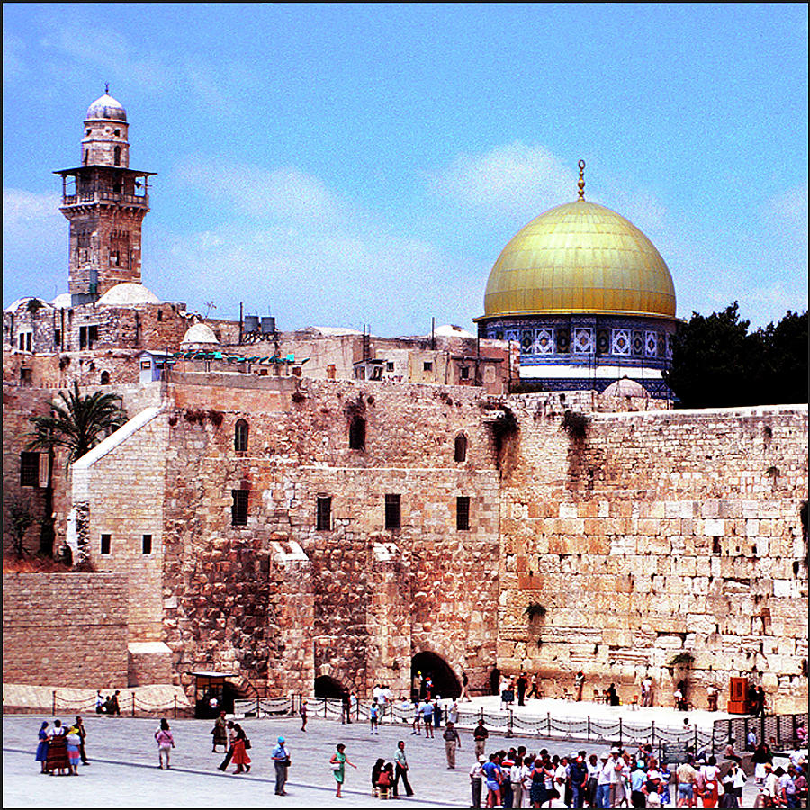 The Western Wall Photograph by Harold Silverman - Buildings & Cityscapes