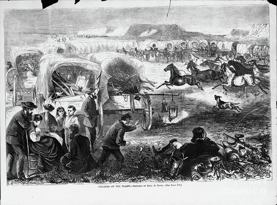 The Westward Expansion Drawing by Heritage Images Fine Art America