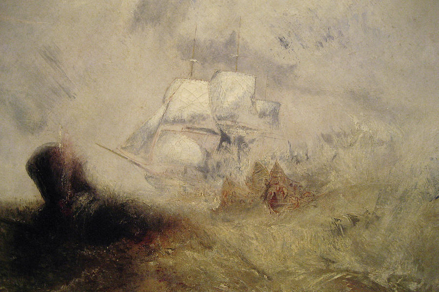 The Whale Ship Painting by Joseph Turner