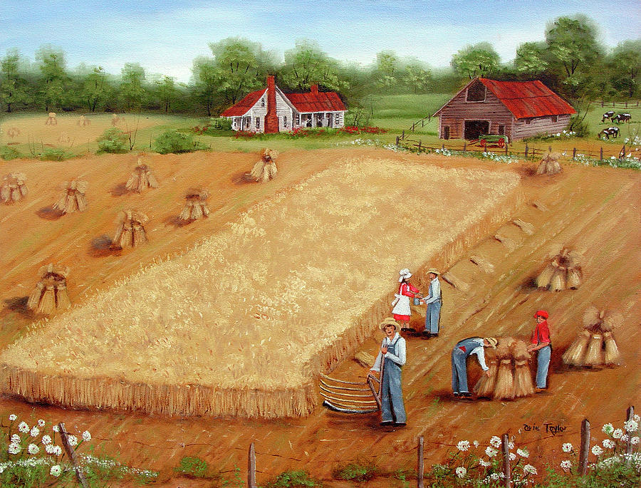 Barn Painting - The Wheat Field by Arie Reinhardt Taylor