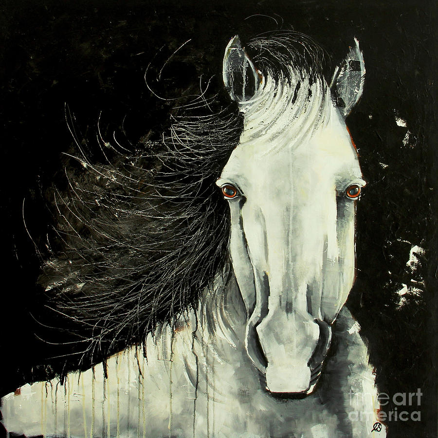 The White Horse Painting