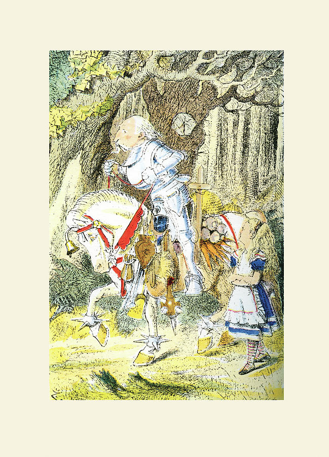 The White Knight Painting by John Tenniel
