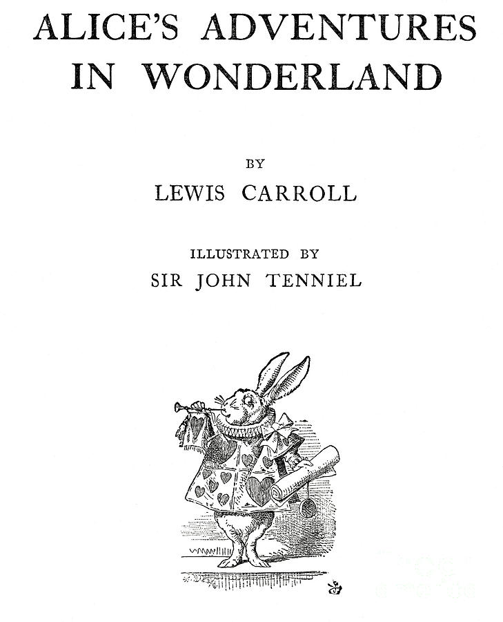Alice Wonderland Baby T-shirt "The White Rabbit" John Tenniel Design Tee Clothes 
