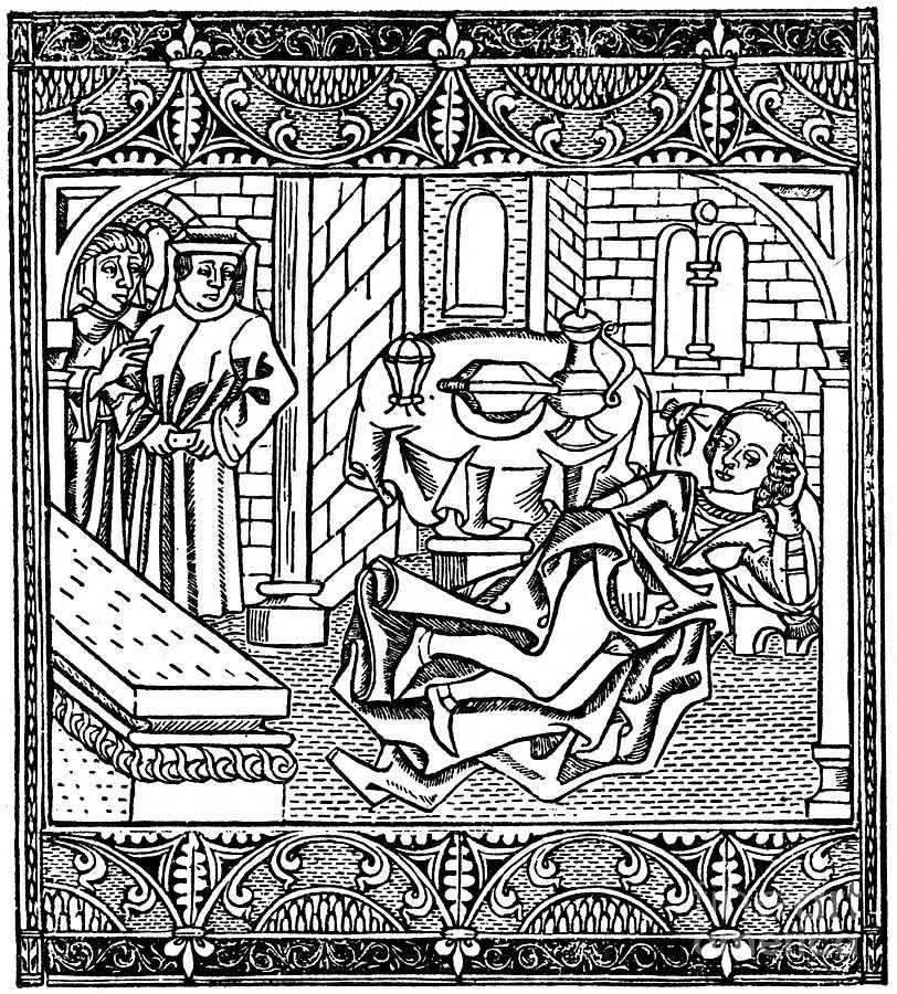 The Wife Of Xanthus Asleep, 1485 1964 Drawing by Print Collector