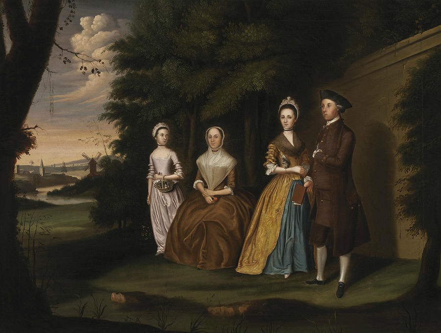 The Wiley Family Painting by William Williams