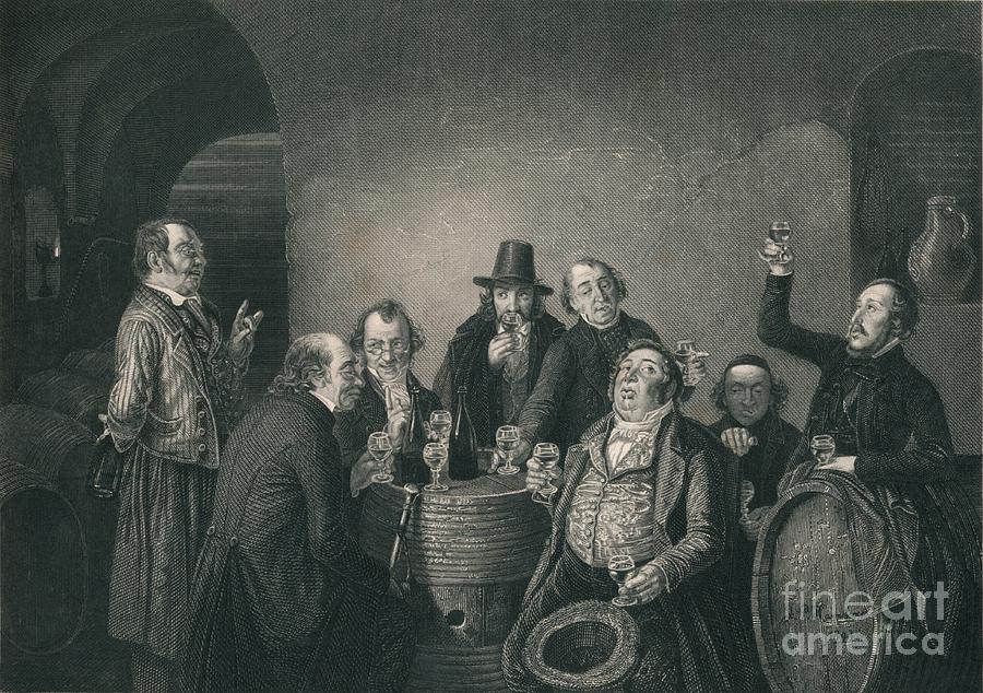 The Wine Commission Drawing by Print Collector