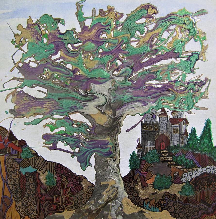 The Wishing Tree Painting by Anita Hillsley