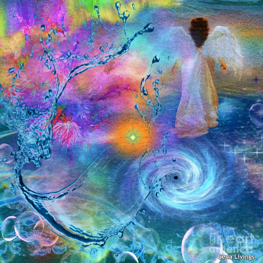 The Womb of Life Digital Art by Gena Livings