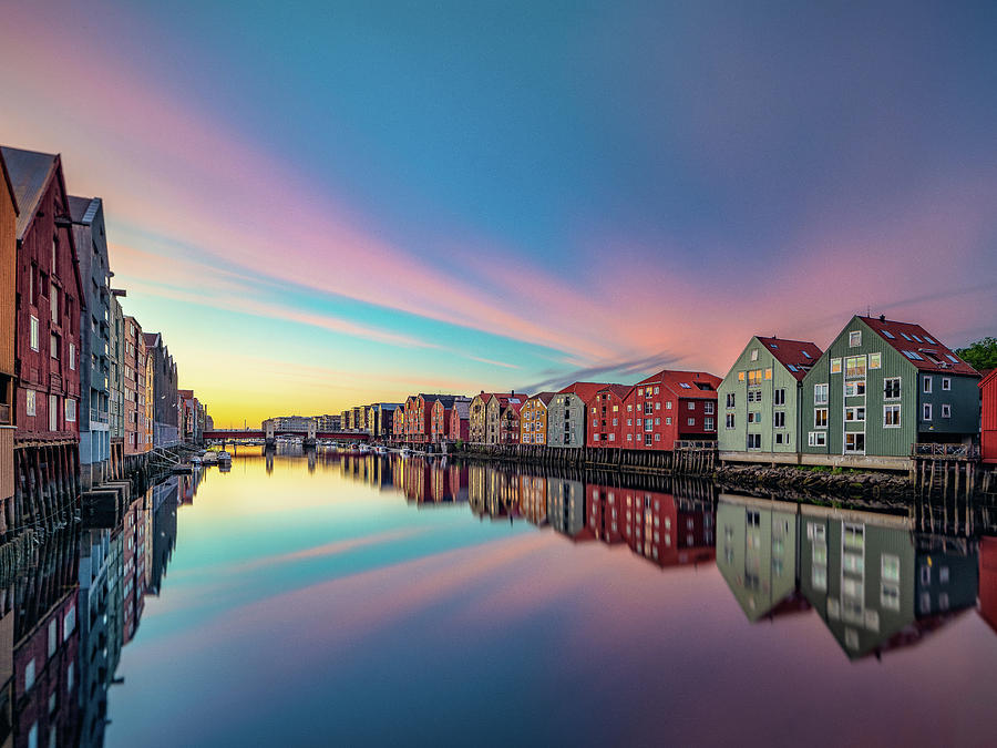 The Wonderful Summer Midnights in Trondheim Norway by Aziz Nasuti The Wonderful Summer Midnights in Trondheim Norway by Aziz Nasuti