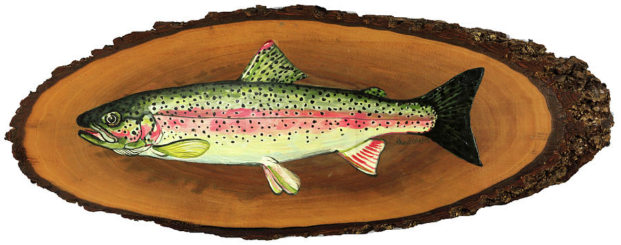 The Wood-Be Catch of the Day Painting by Phil Chadwick