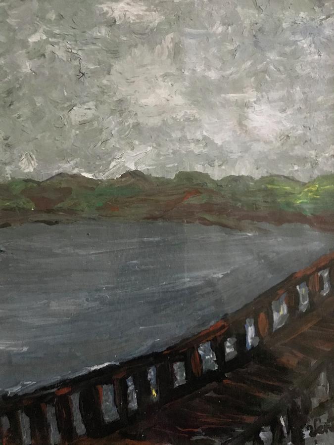 The Wooden Bridge Painting by Clare Ventura