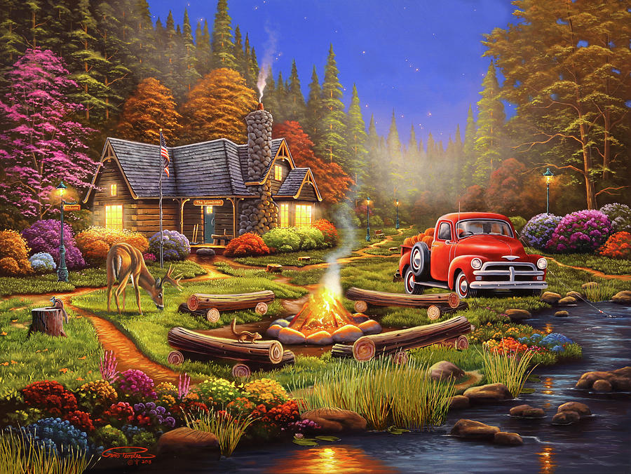 The Woodsmen Painting by Geno Peoples - Fine Art America