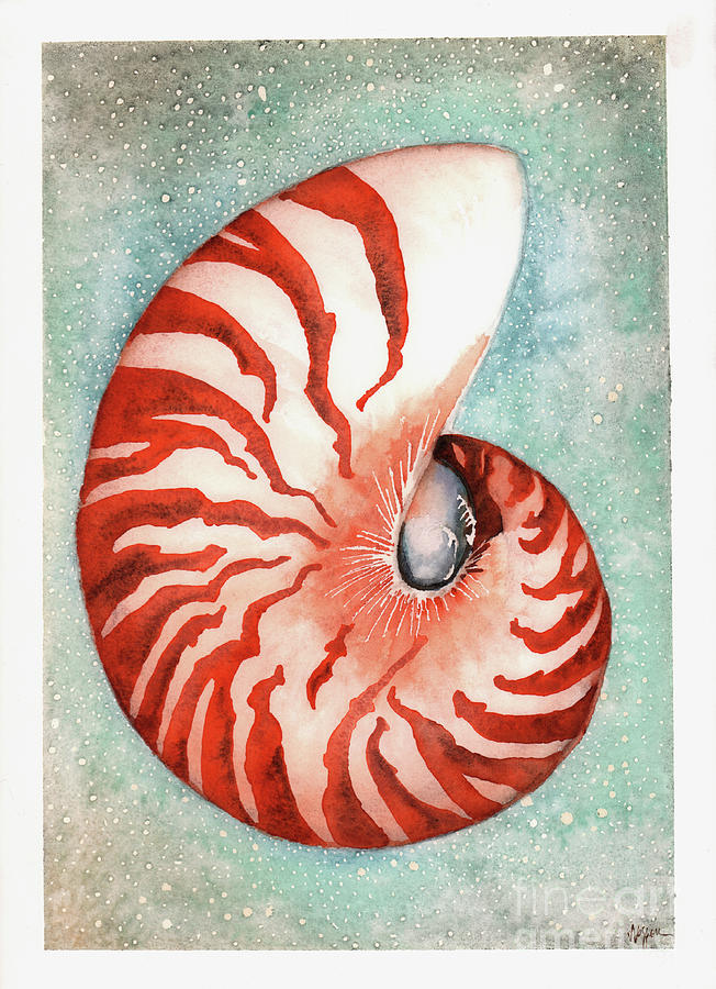 The World in a Shell Painting by Hilda Wagner