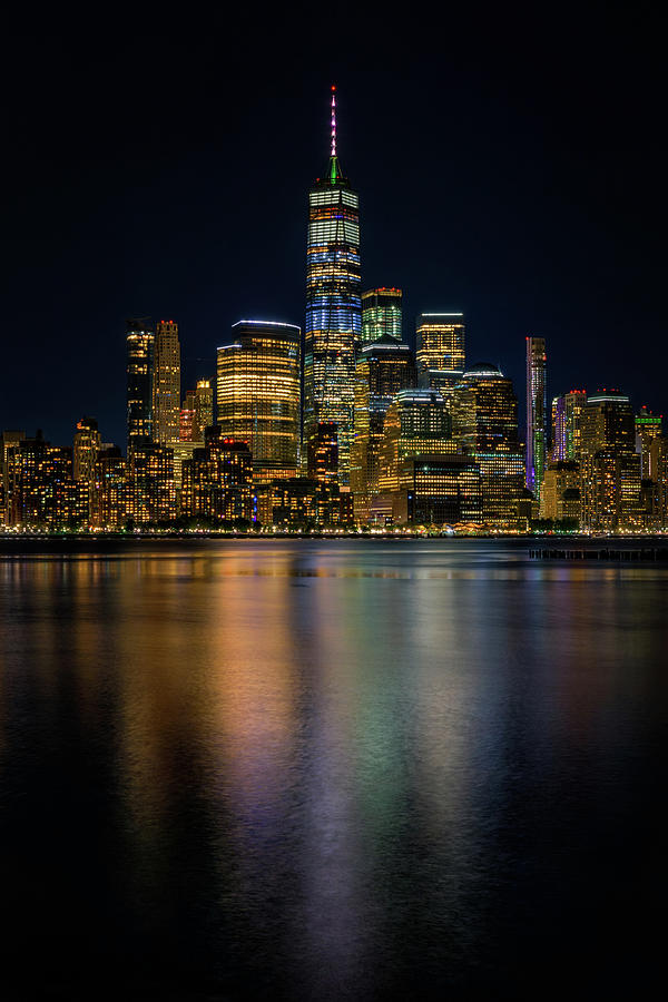 The World Trade Center at Night Photograph by Kristen Wilkinson