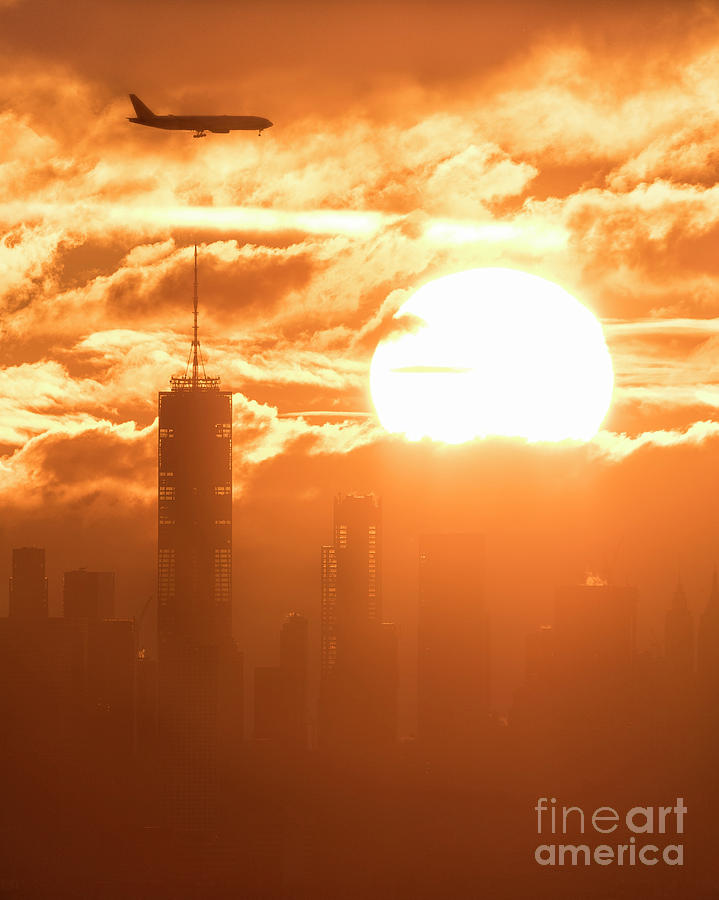 The World Trade Center Sunrise Photograph by Zawhaus Photography
