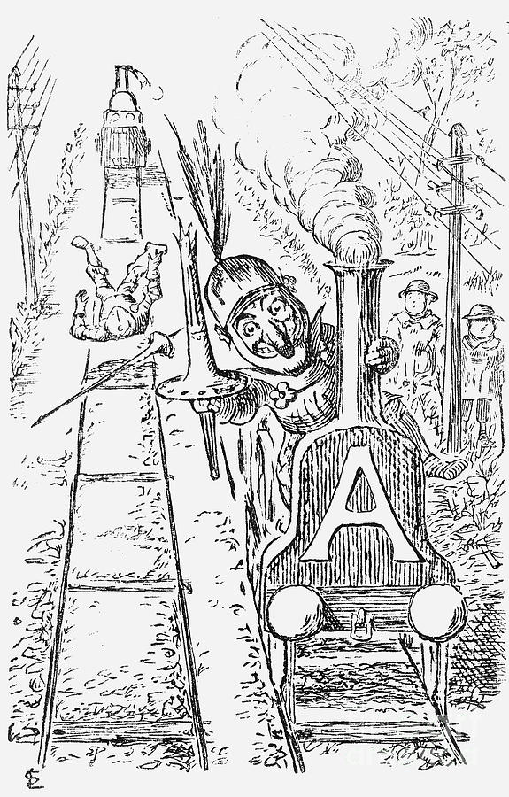 The Worst Managed Railway Running Drawing by Print Collector