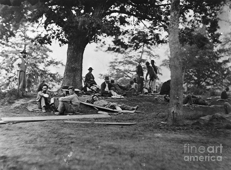 The Wounded Soldiers By Matthew Brady Photograph by Bettmann