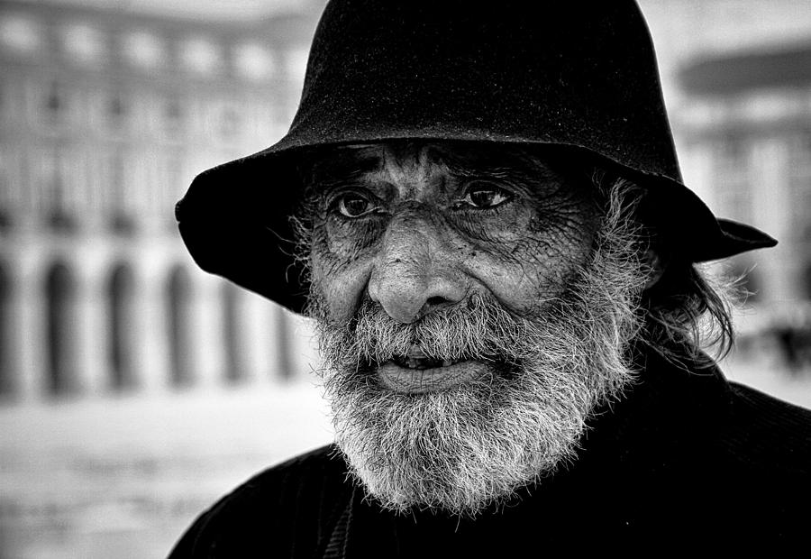 Portrait Photograph - The Wrinkles Of A Lifetime by Fernando Alves