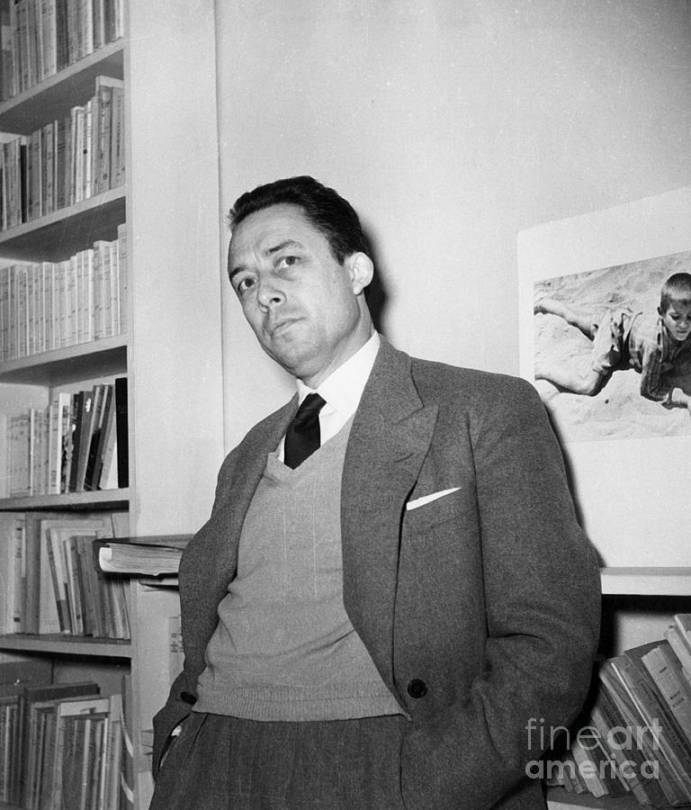 The Writer Albert Camus Photograph by French School