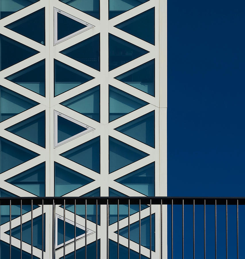 Architecture Photograph - The X Building by Gerard Jonkman