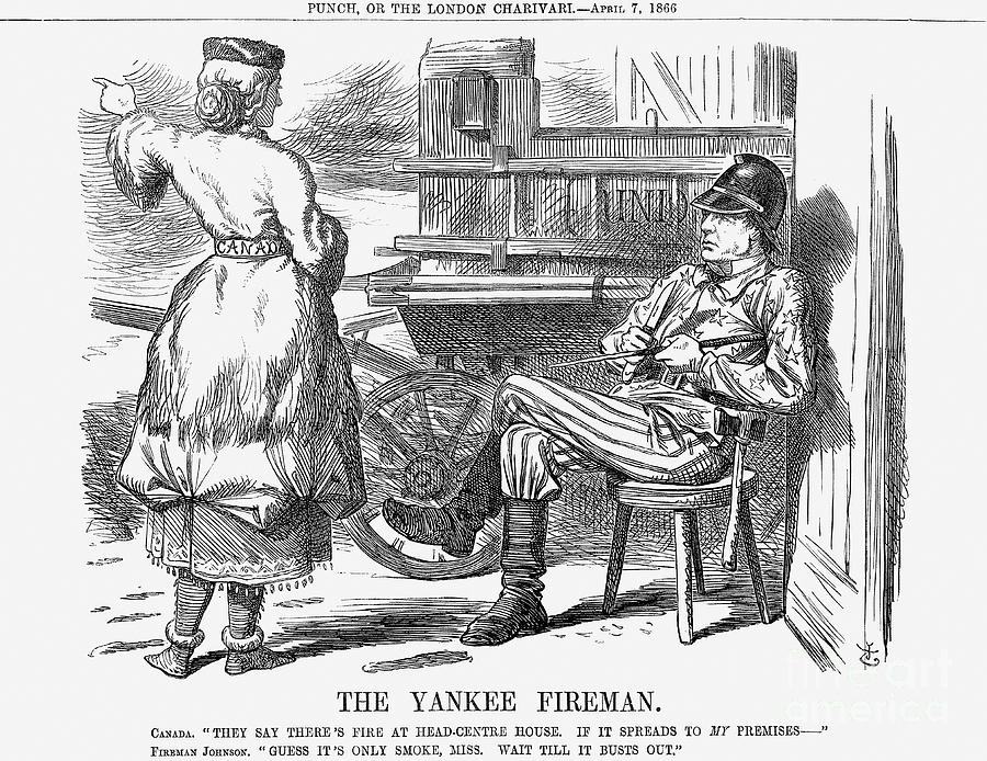 The Yankee Fireman, 1866. Artist John Drawing by Print Collector
