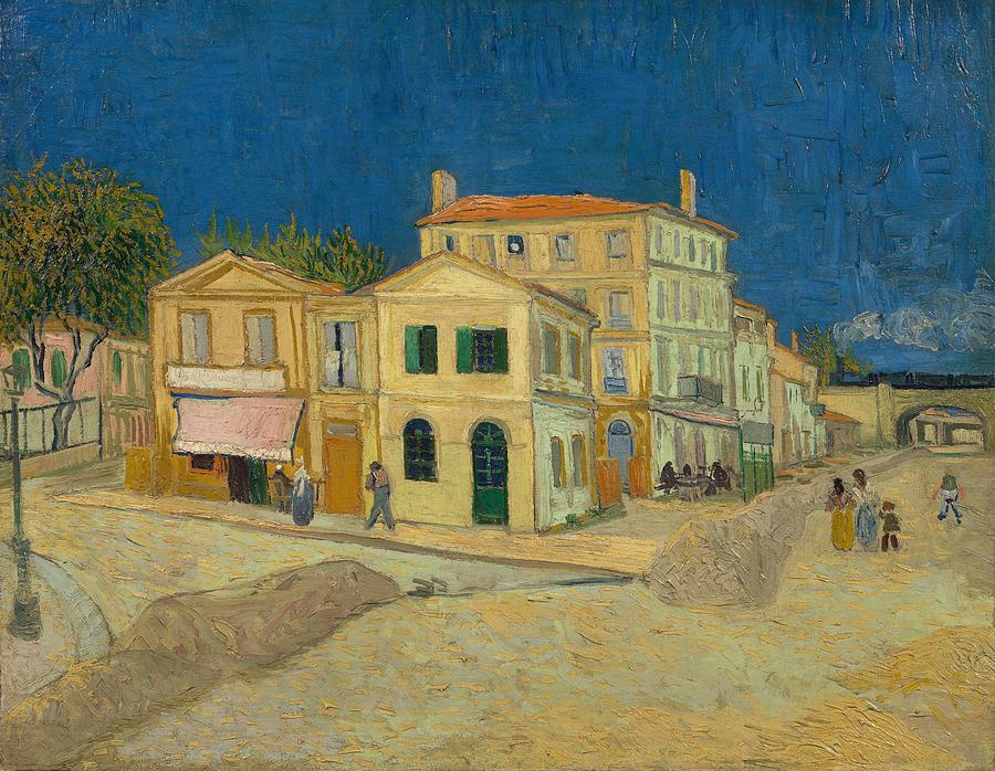 The Yellow House -The Street-. Painting by Vincent van Gogh -1853-1890-