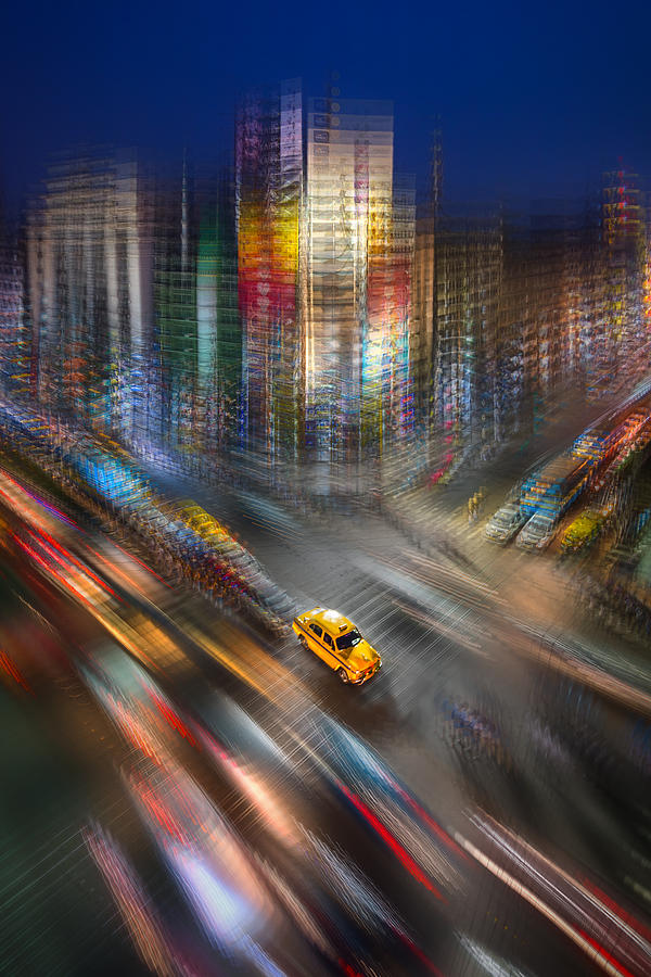 The Yellow Taxi Photograph by Saurabh Sirohiya
